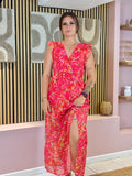 Robe Longue - Maia - Fuchsia