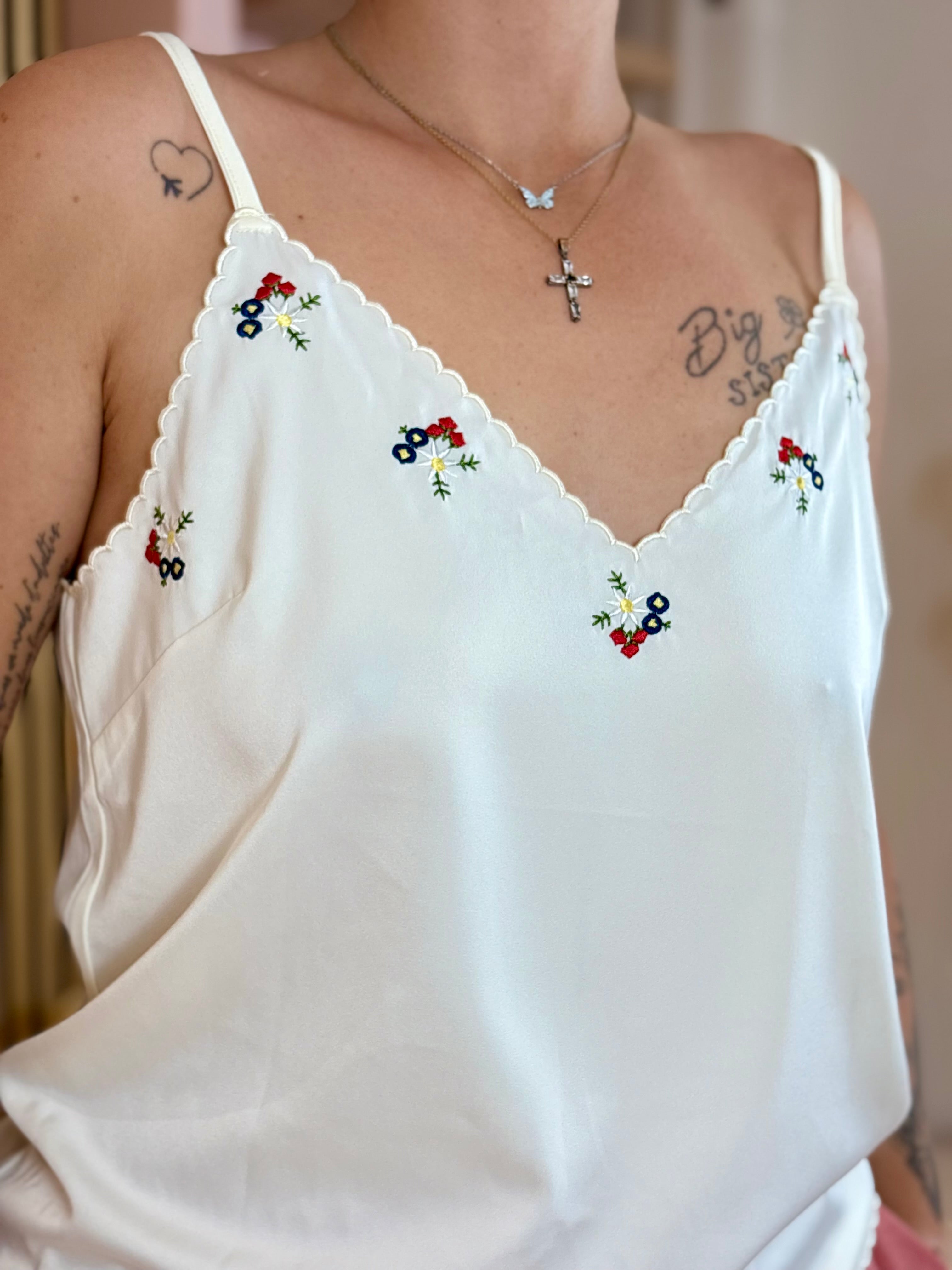 Top - Julie - Blanc