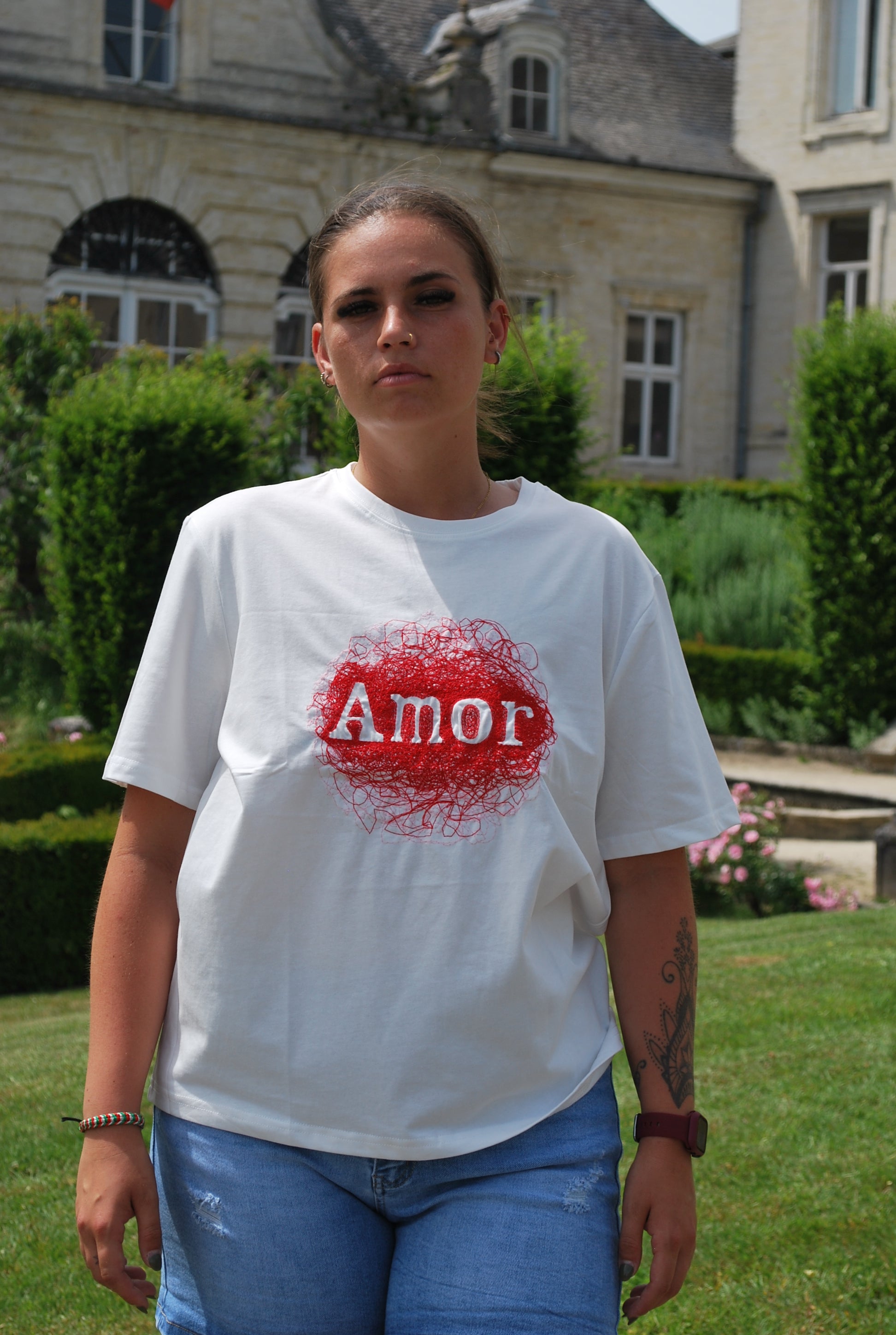 T-shirt - Amor - Blanc