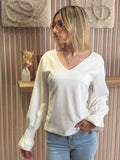 Blouse - Sienna - Blanc
