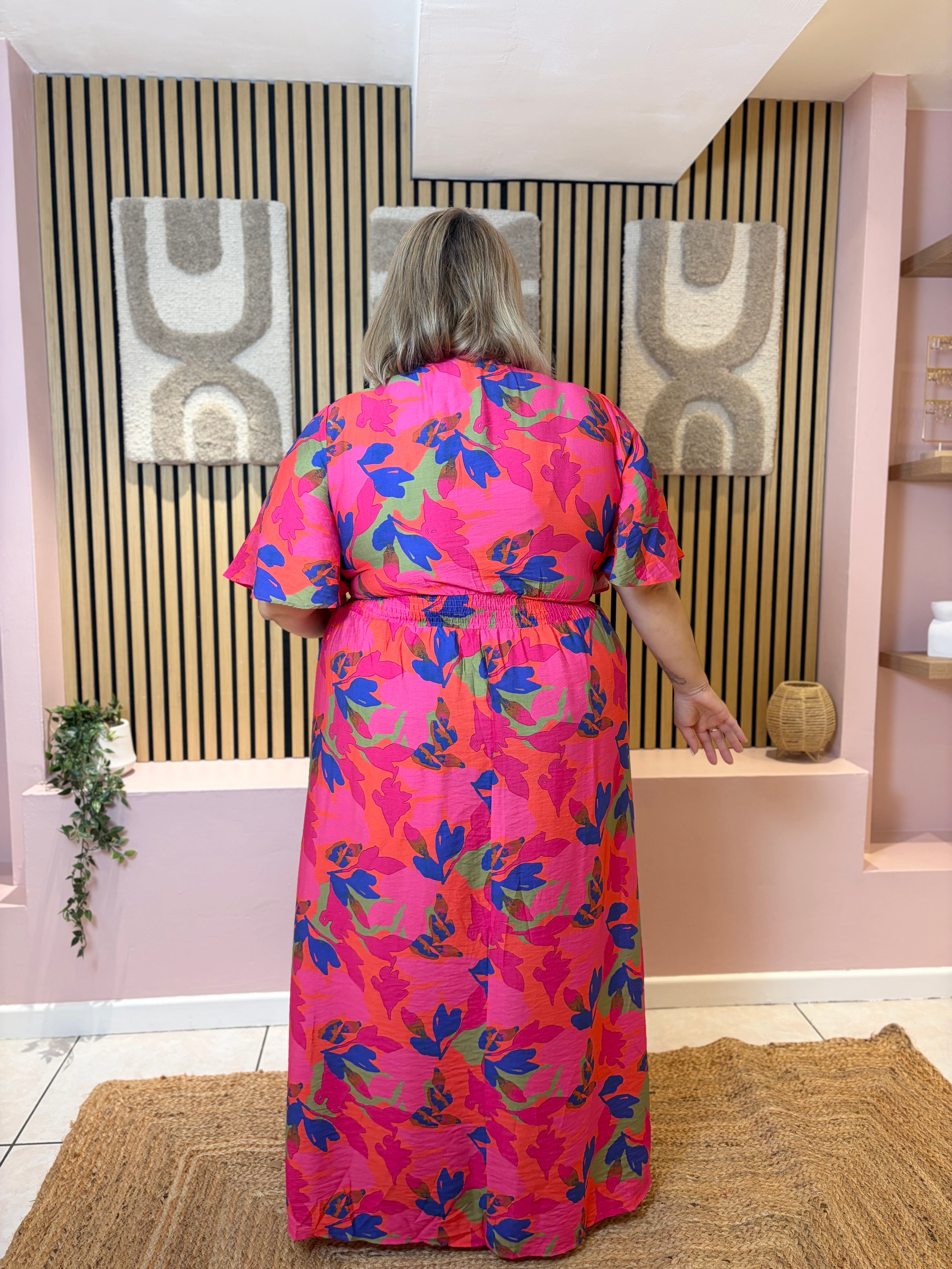 Robe Longue - Chiara - Fuchsia