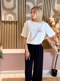 T-shirt - Girl Power - Blanc