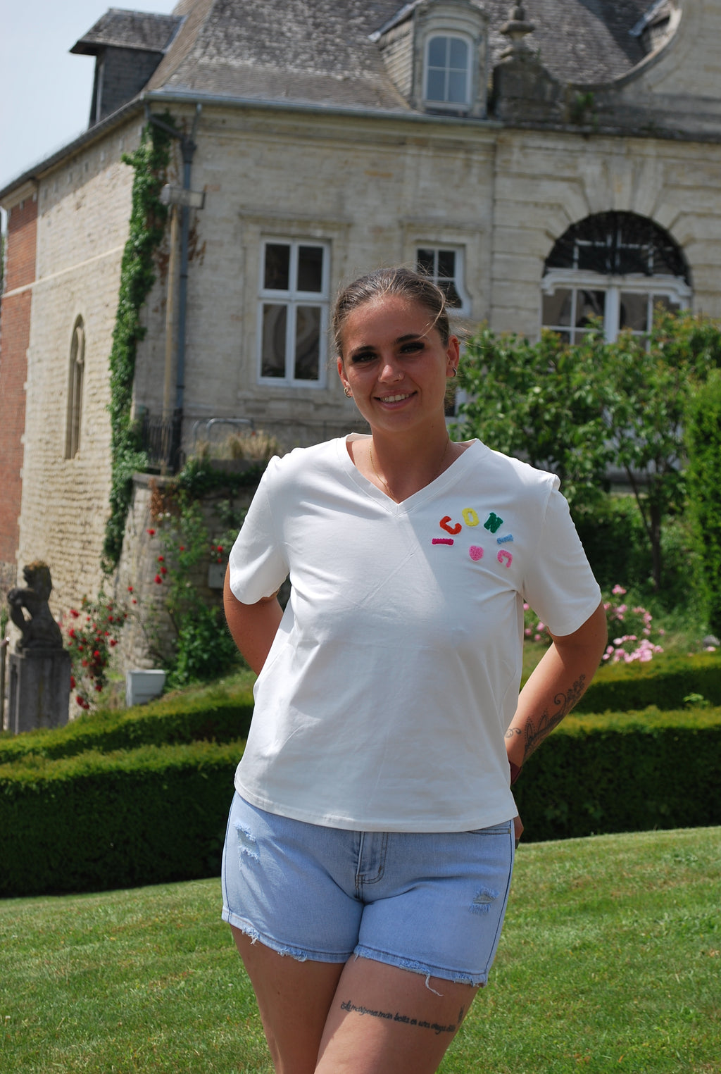 T-shirt - Elisa - Blanc