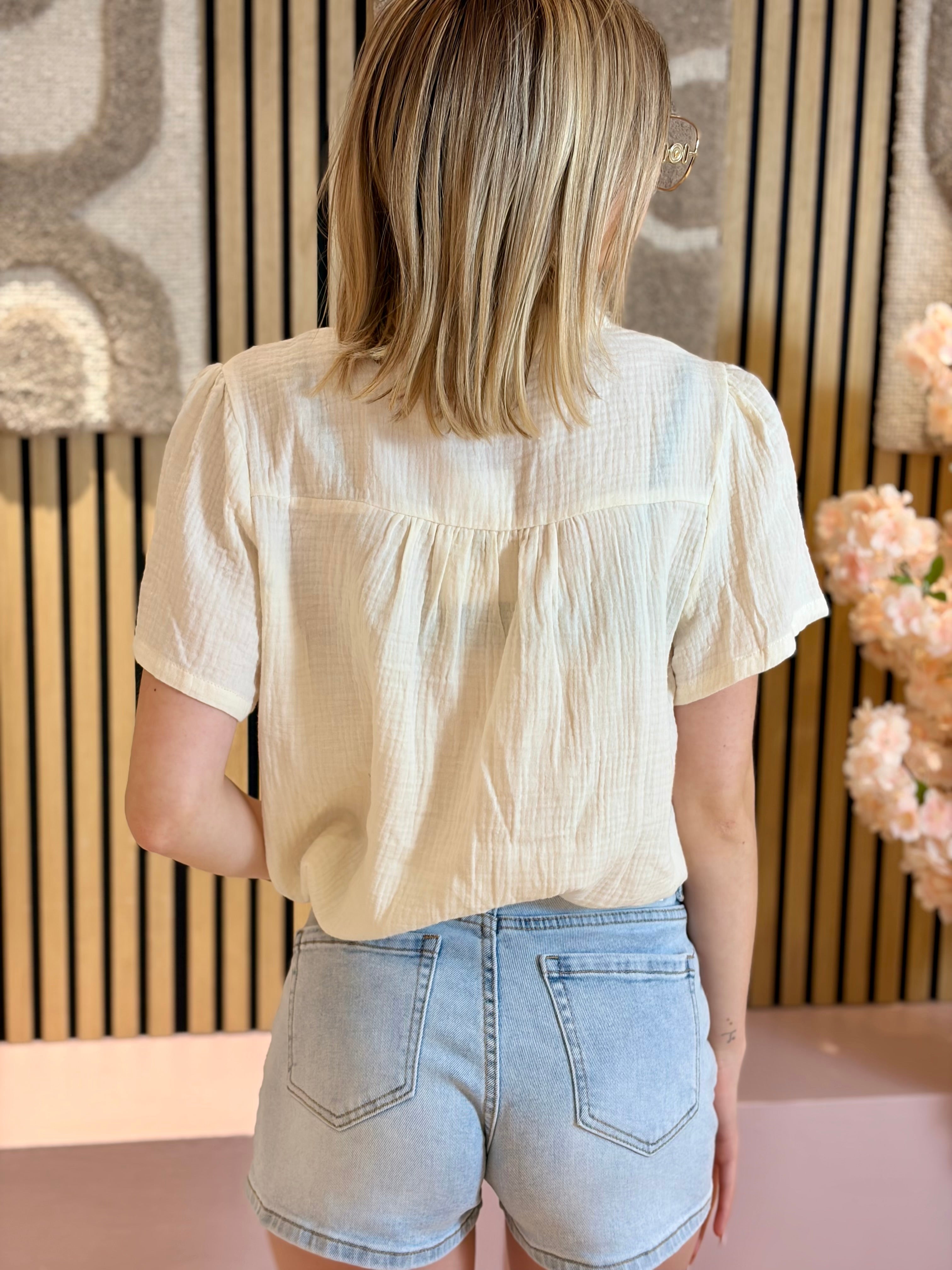 Blouse - Tina - Beige