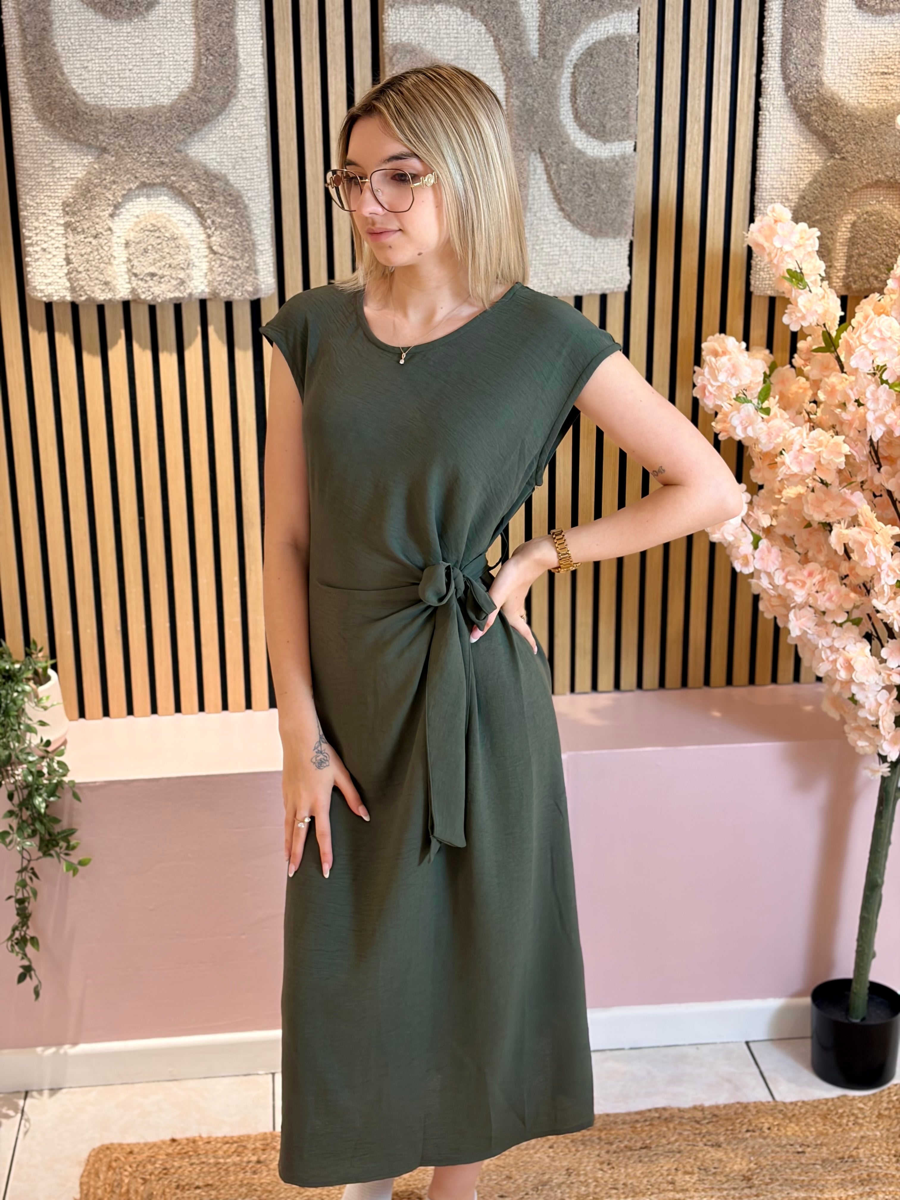 Robe Longue - Lia - Kaki