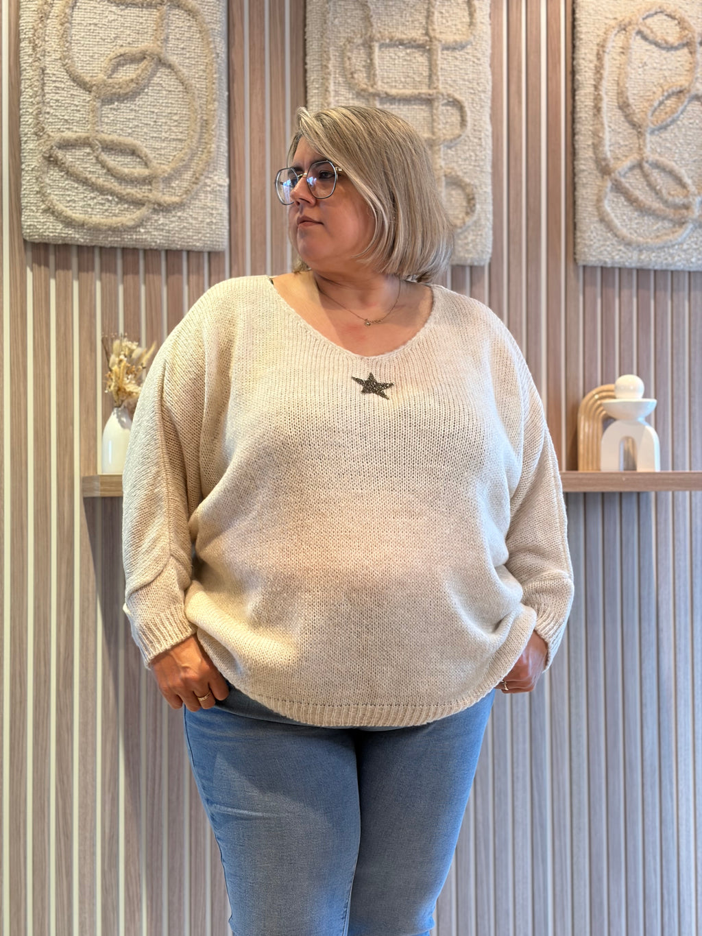 Pull - Holly - Beige