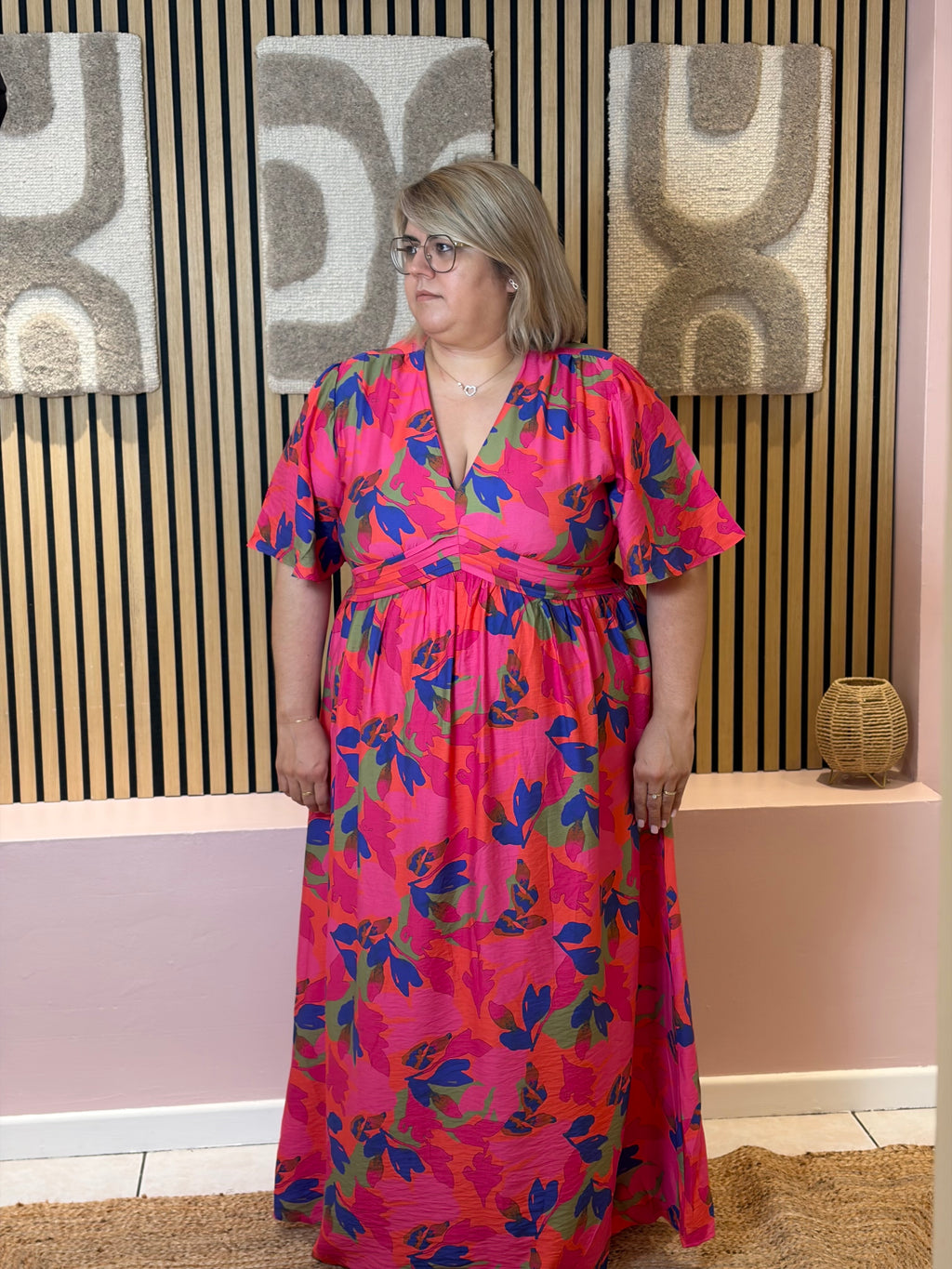 Robe Longue - Chiara - Fuchsia