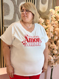 T-shirt - Maureen - Rouge