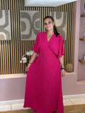 Robe Longue - Esmeralda - Fuchsia