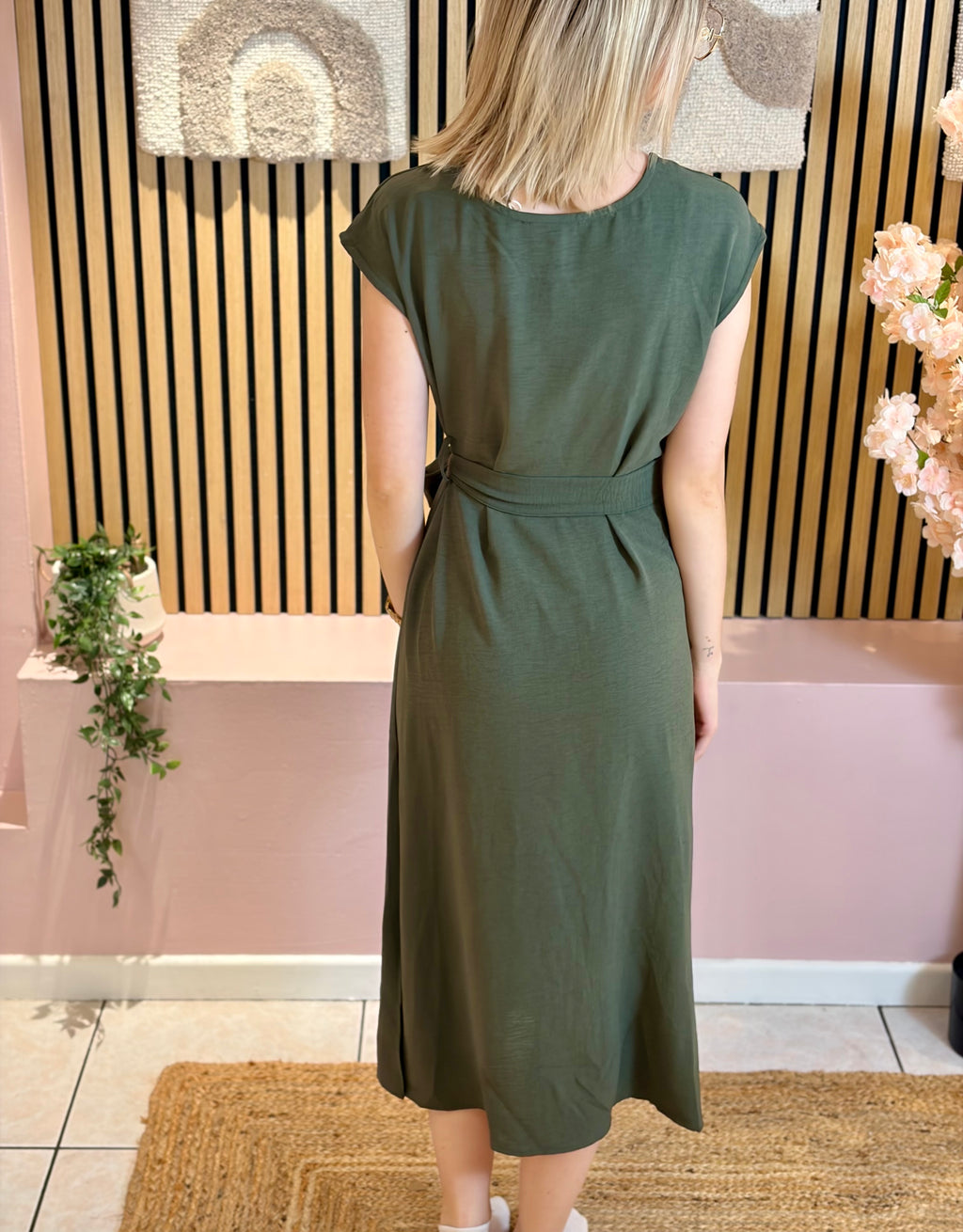 Robe Longue - Lia - Kaki