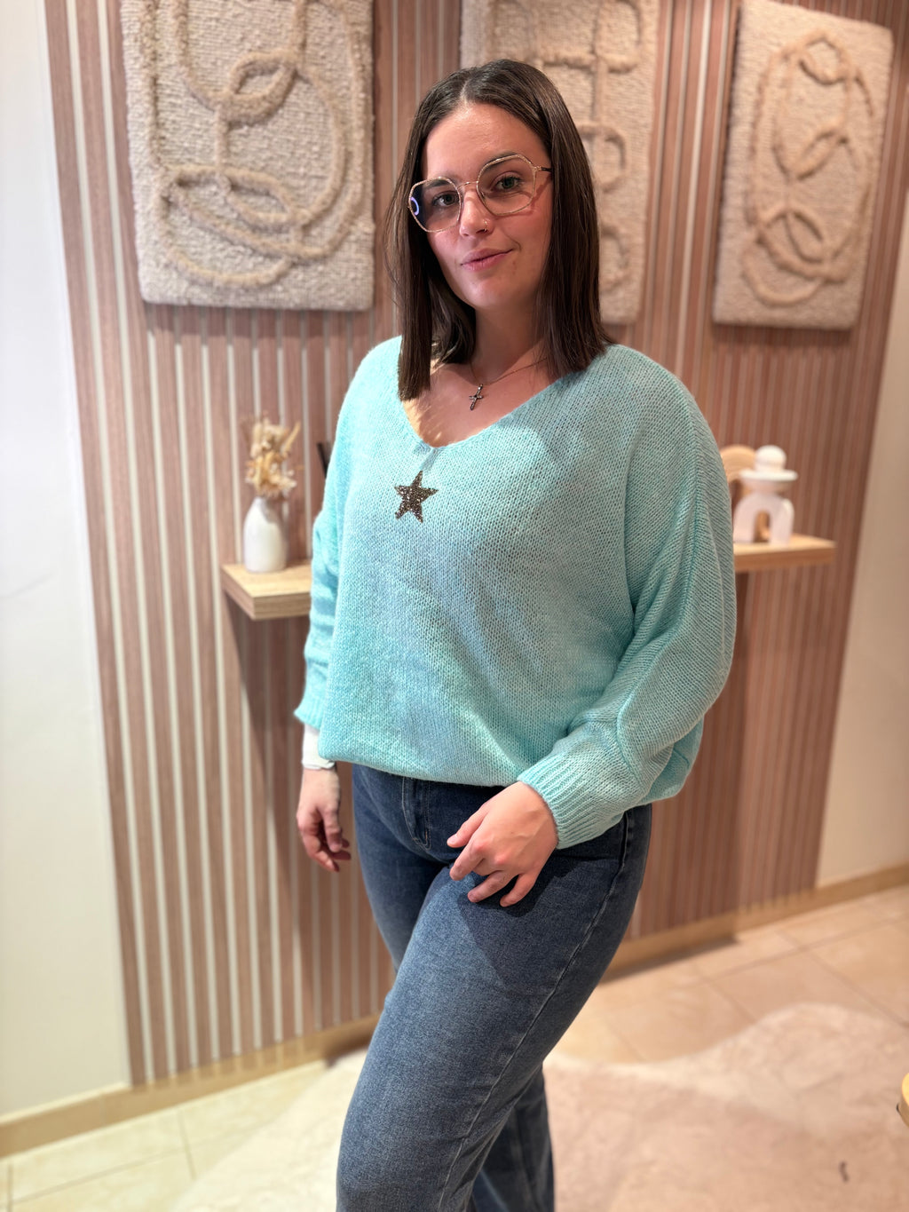 Pull - Holly - Turquoise