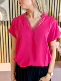 Blouse - Talia - Fuchsia