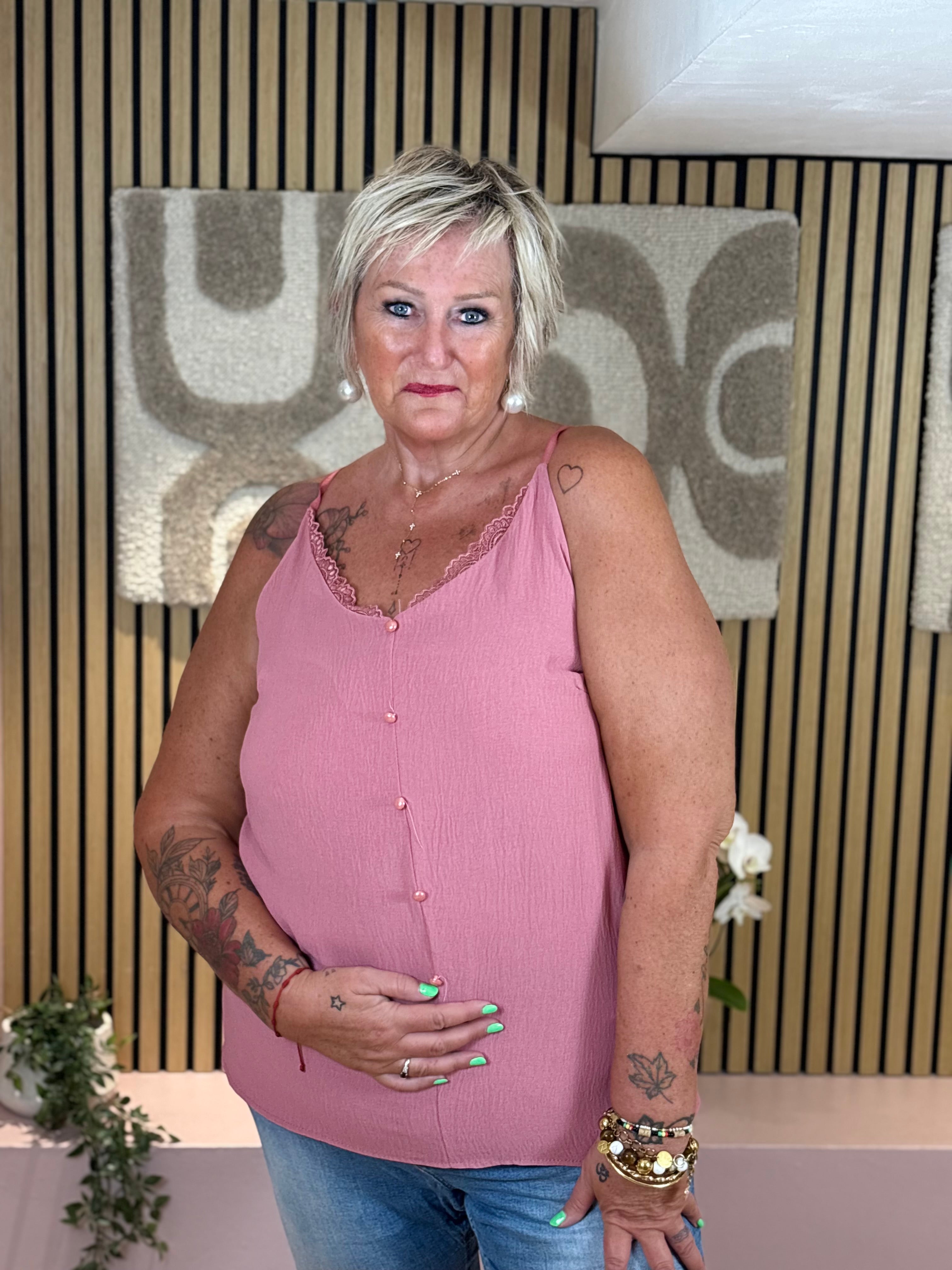 Top - Aurore - Vieux Rose