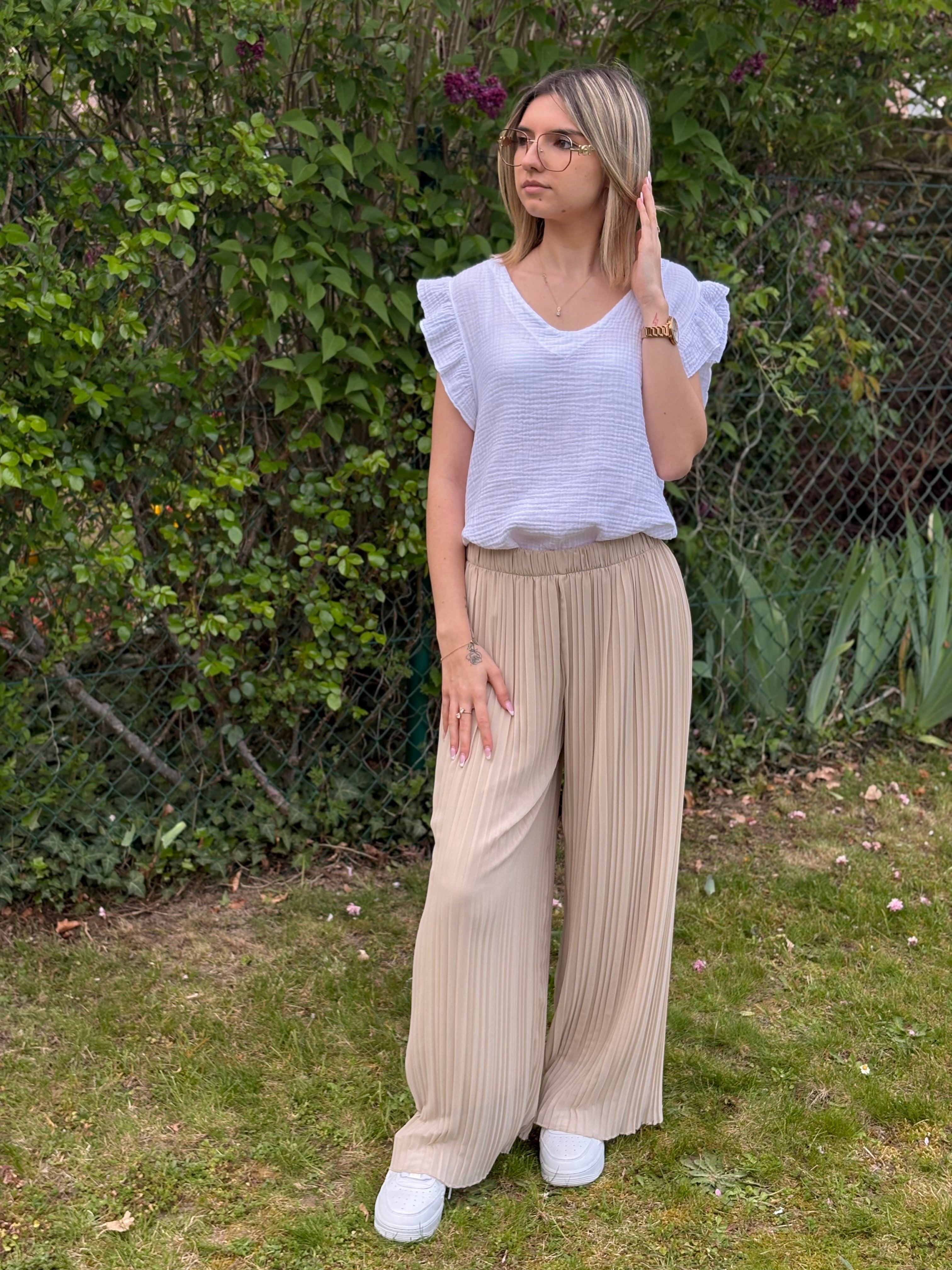 Blouse - Alba - Blanc