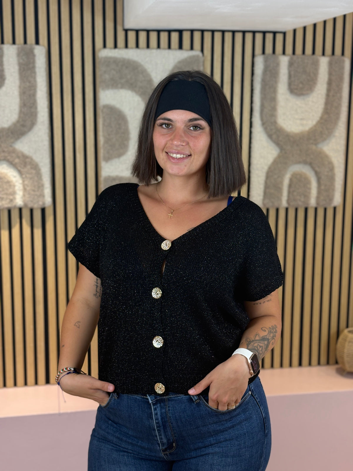 Gilet - Leonie - Noir