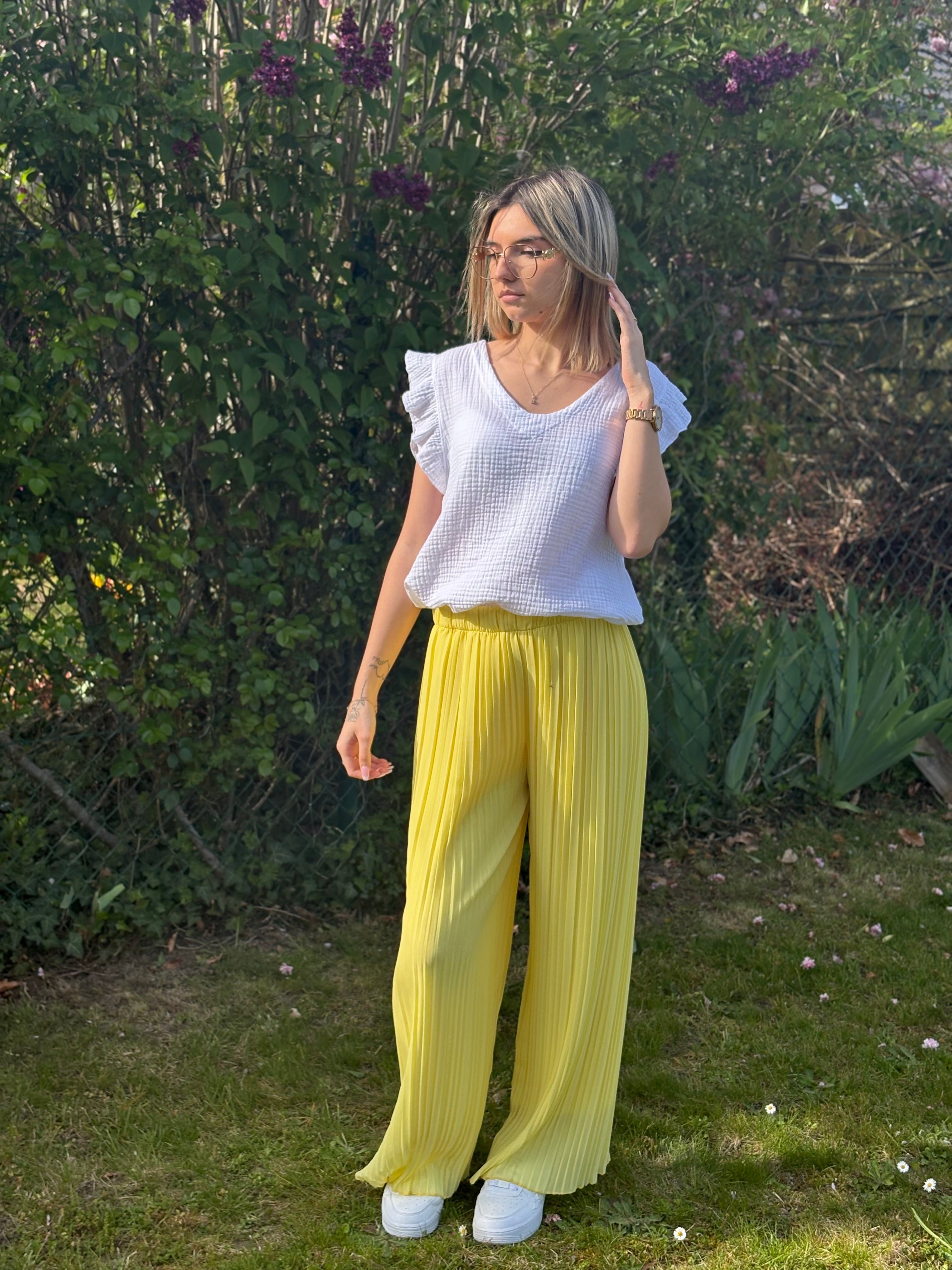 Blouse - Alba - Blanc