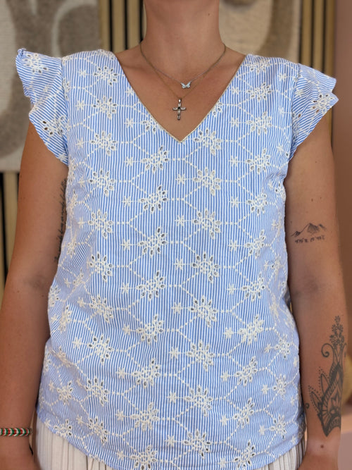 Blouse - Victoire - Bleu