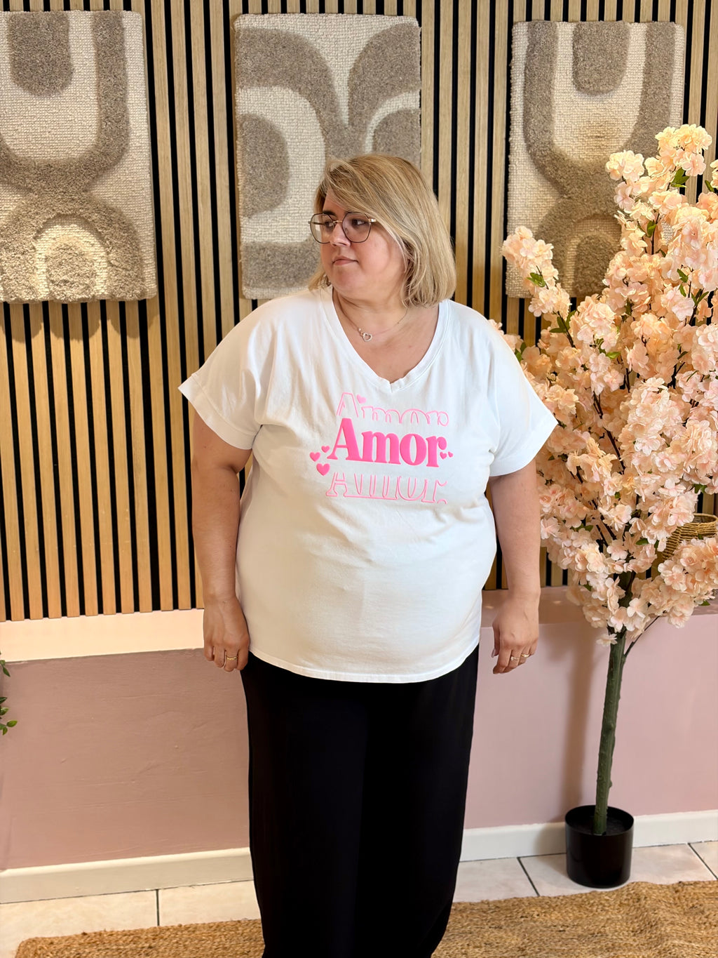 T-shirt - Maureen - Rose