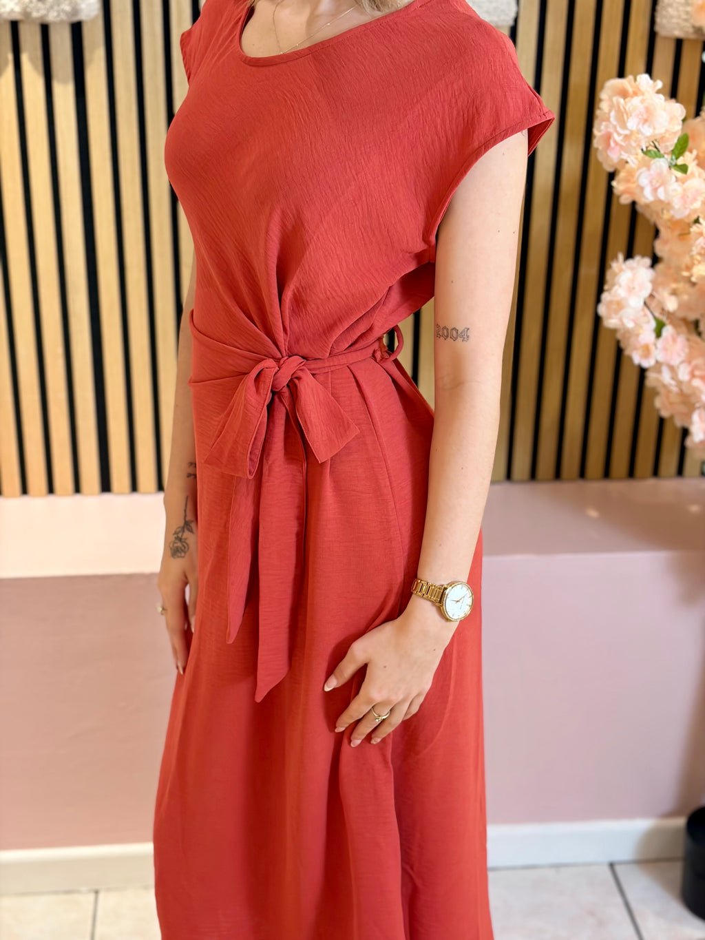 Robe Longue - Lia - Terracotta