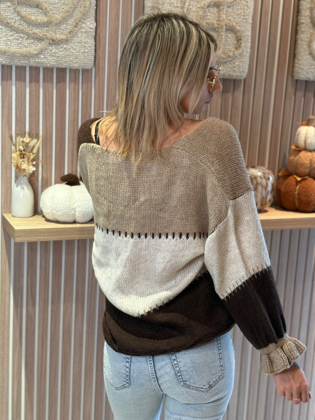 Gilet - Ambre - Brun foncé