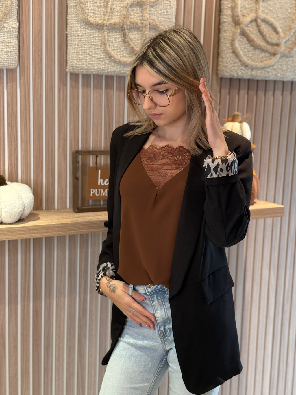 Blazer - Léa - Noir